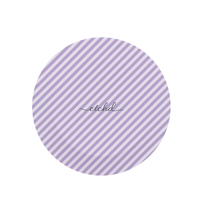 Lilac & Cream Striped Diagonal Handy-Halterung mit Ständer-zoom-