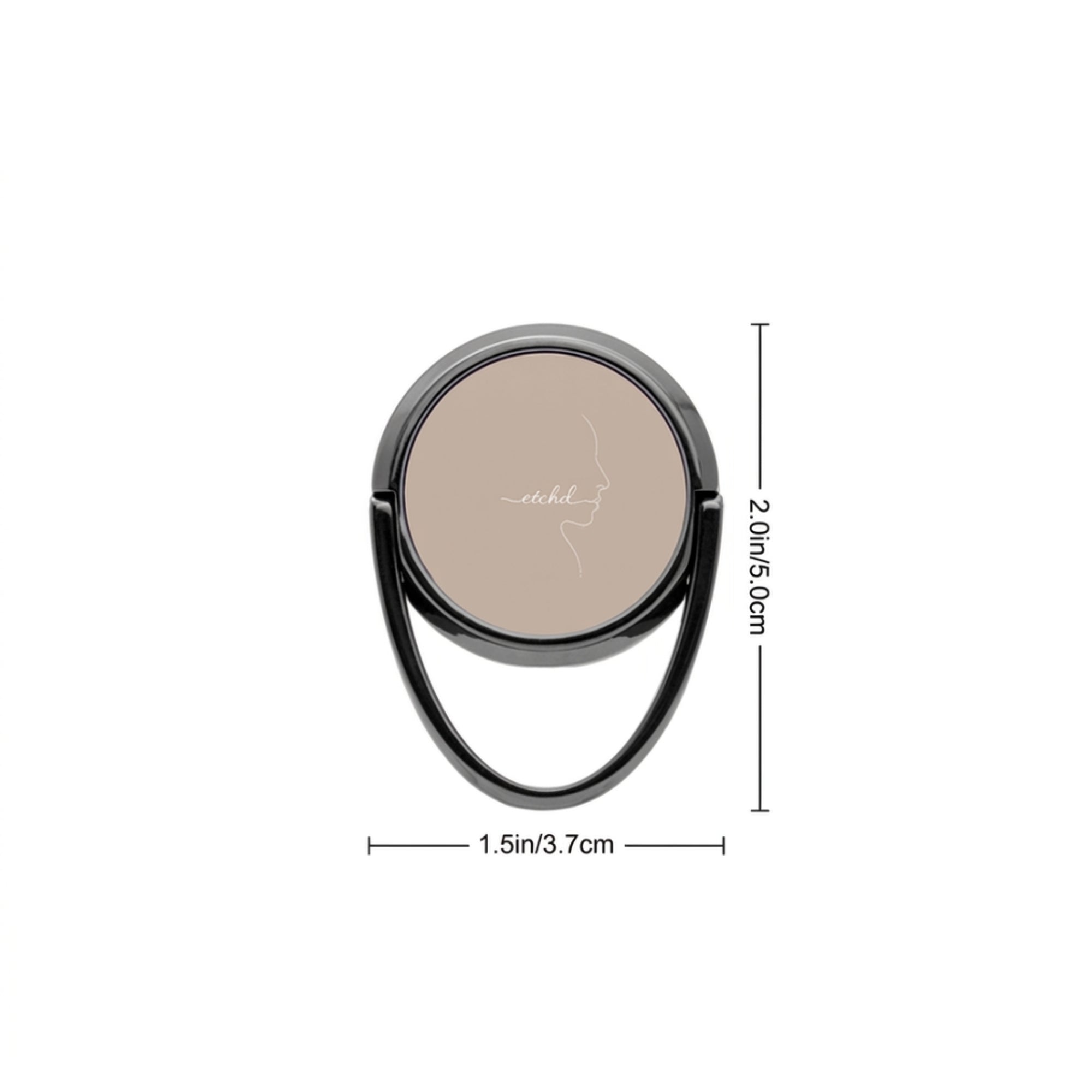 Line Profile Phone Ring Holder by etchd, view 3