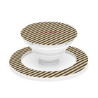 Butter & Brown Striped Diagonal Anello e supporto per telefono