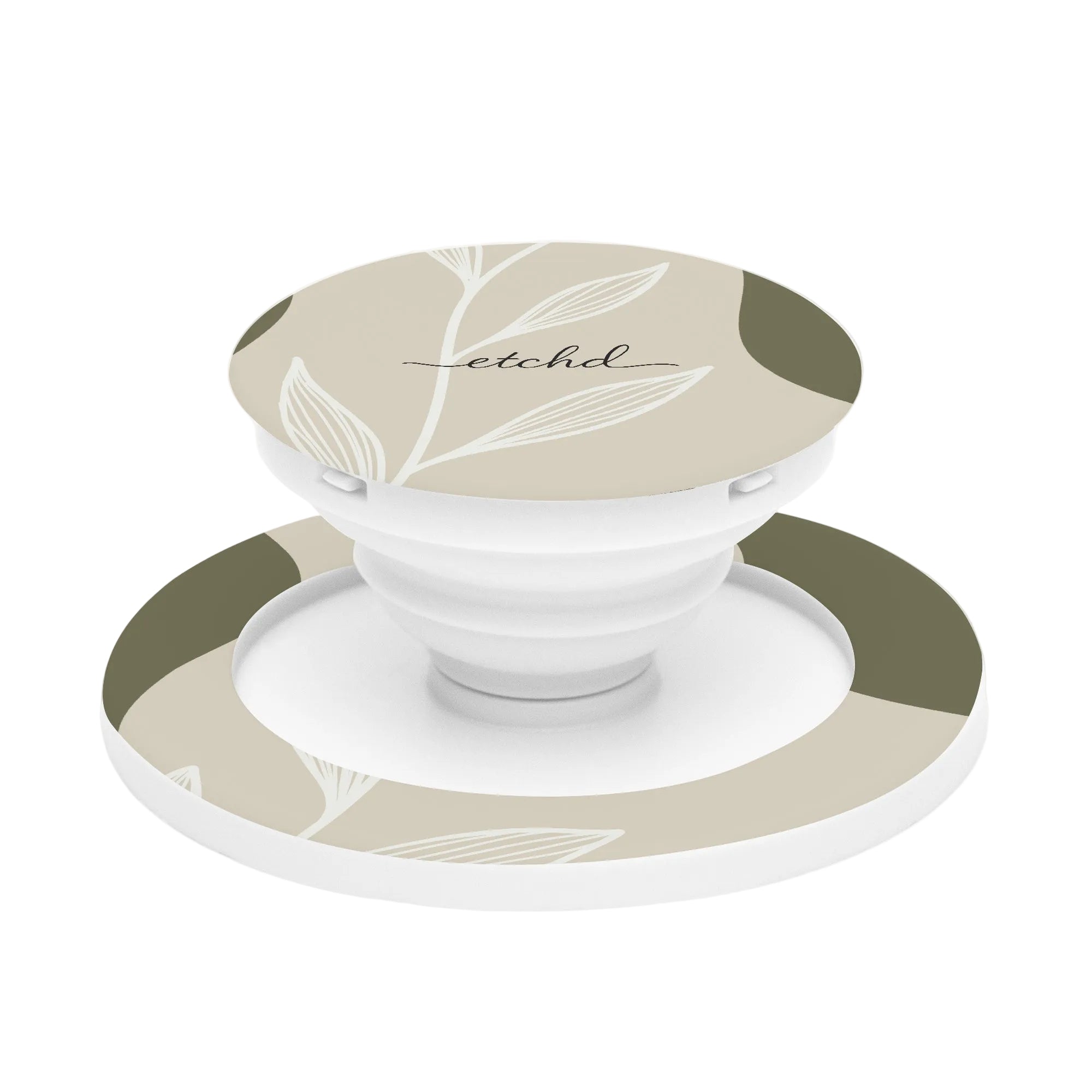 Olive Leaf Phone Grip And Stand by etchd