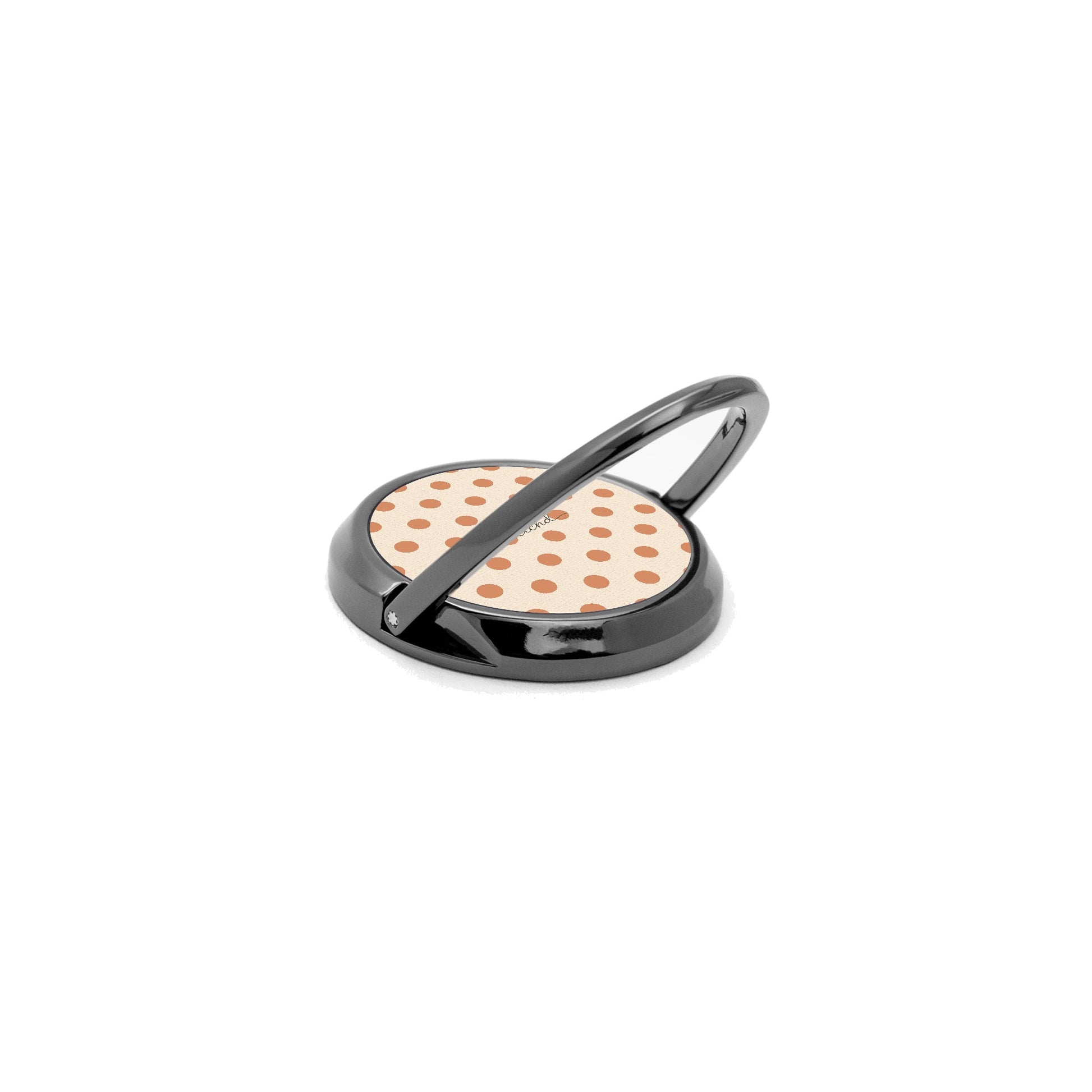 Terracotta Polka Dot Phone Ring Holder by etchd, view 5