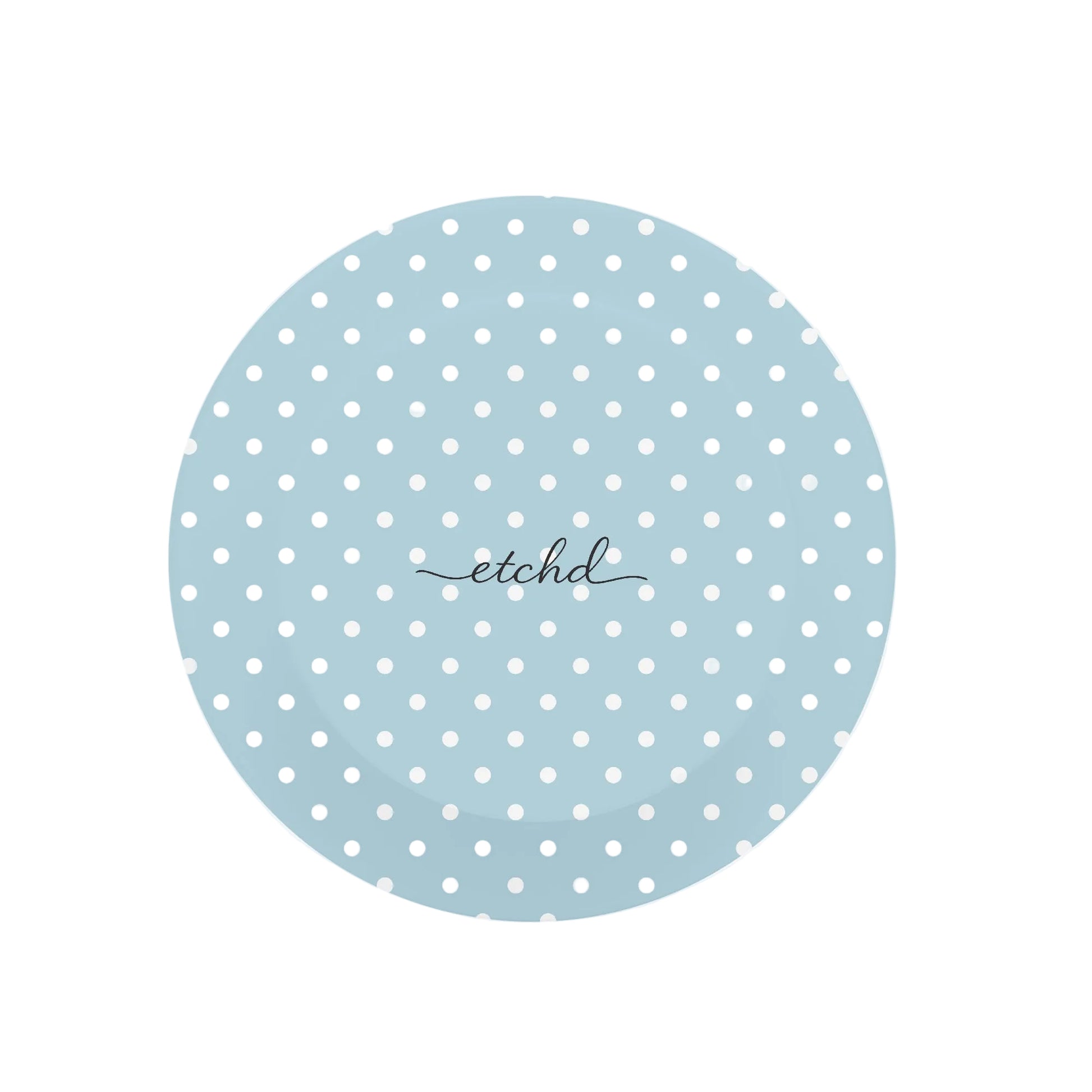 Blue White Polka Dot Phone Grip And Stand by etchd, view 2