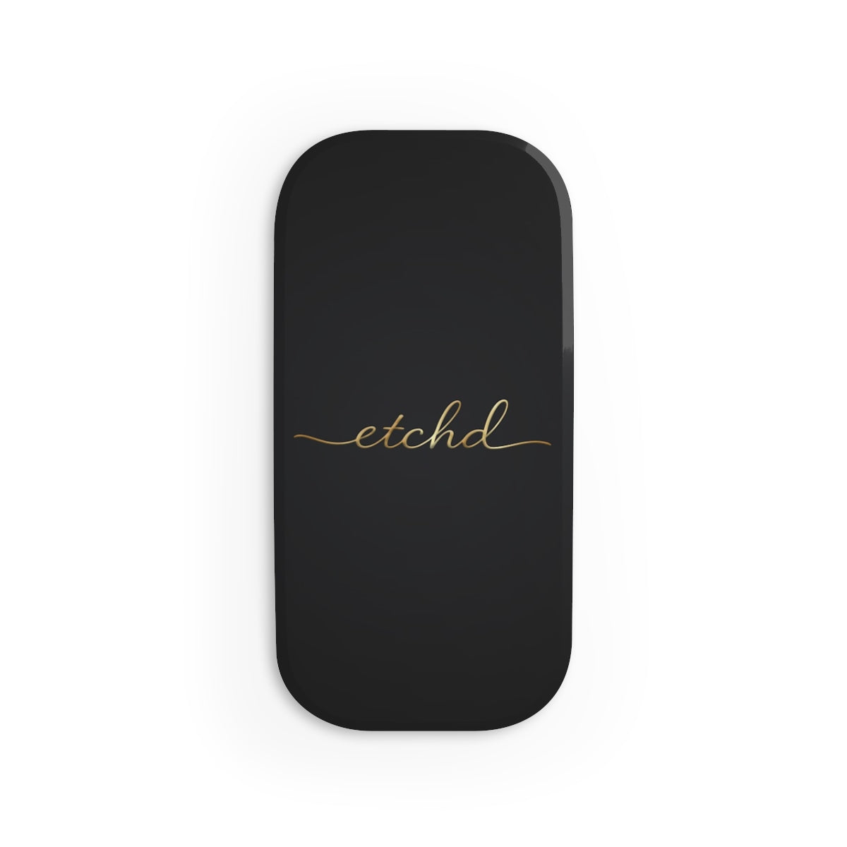 Etchd Signature Black Click-On Phone Grip by etchd, view 2