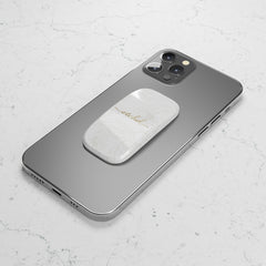 Etchd Signature White Click-On Phone Grip by etchd, view 5