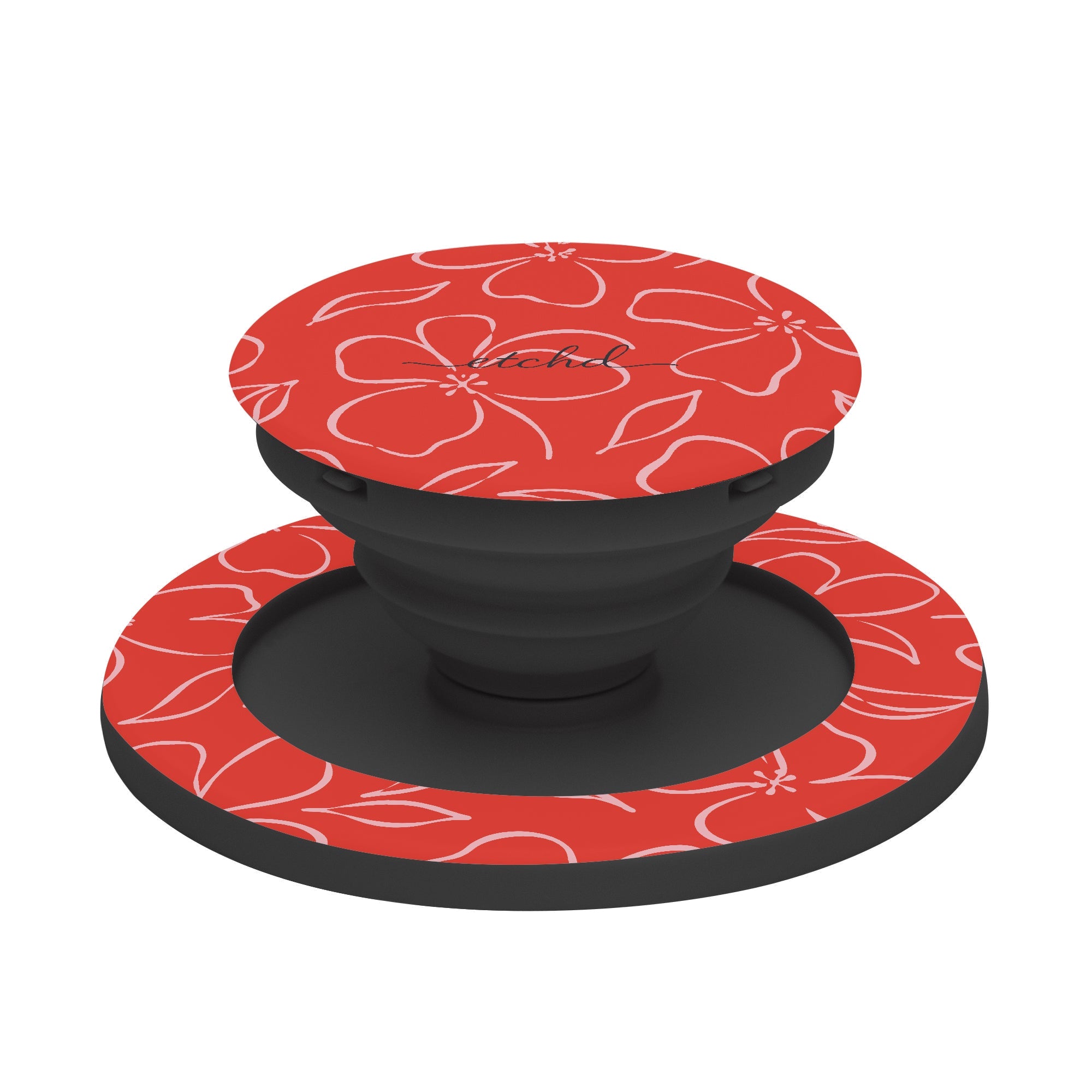 Poppy & Blush Floral Phone Grip And Stand by etchd, view 6
