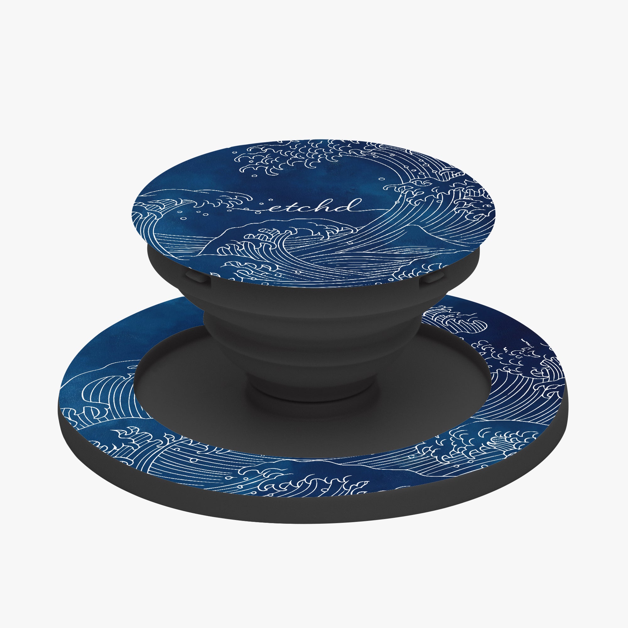 Ocean Wave Phone Grip And Stand by etchd, view 6