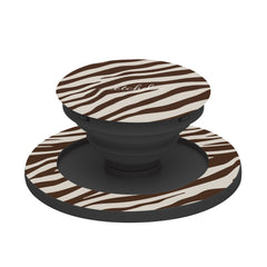 Brown Zebra Phone Grip And Stand by etchd, view 6