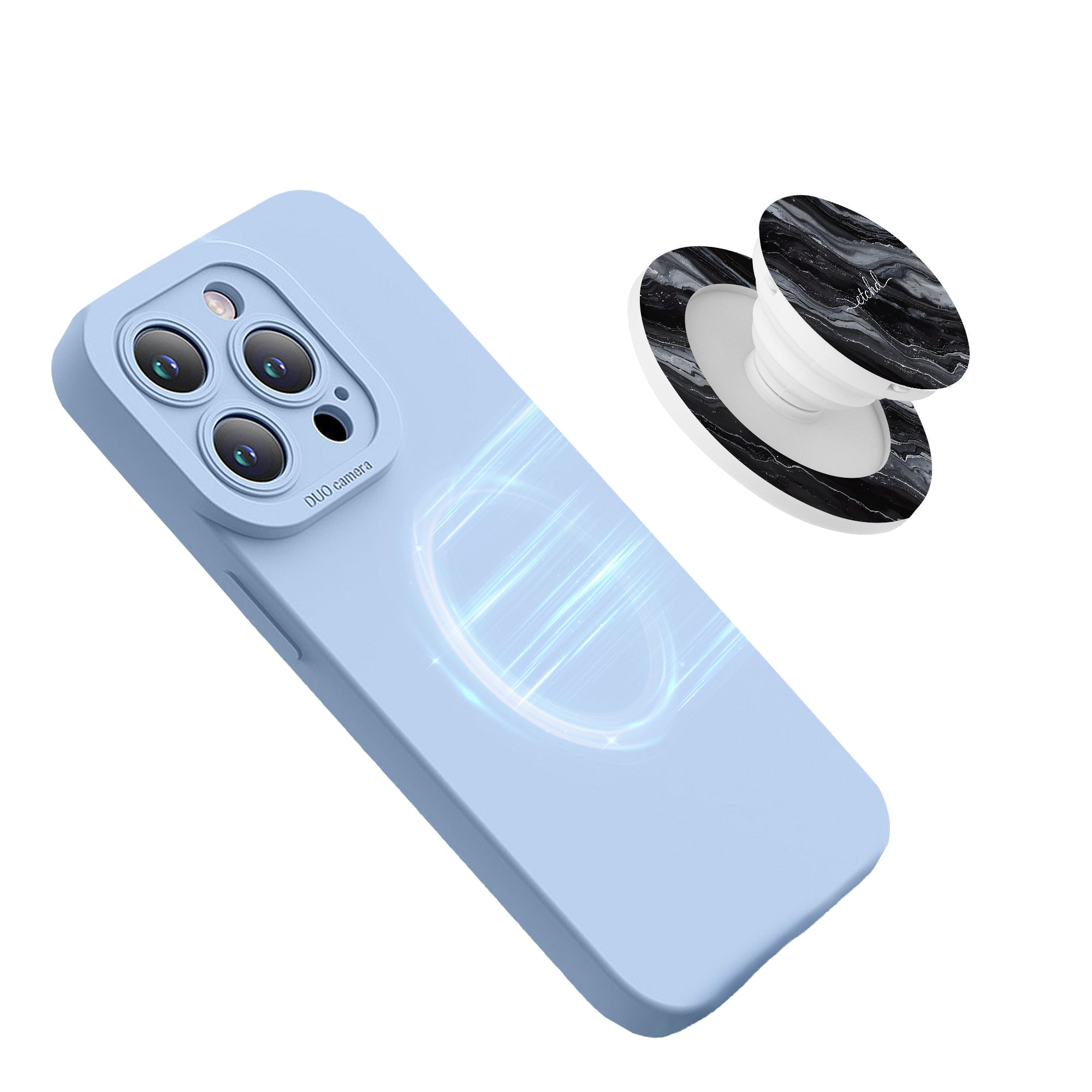 Onyx Pearl Phone Grip And Stand by etchd, view 8