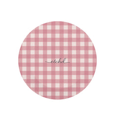 Blush & Cream Gingham Phone Grip And Stand by etchd, view 3