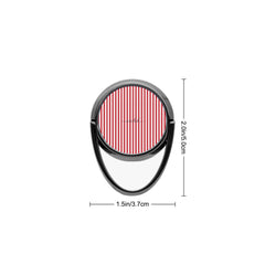 Classic Red & White Striped Phone Ring Holder by etchd, view 3