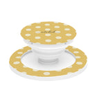 Cream & Butter Polka Dot Phone Grip And Stand