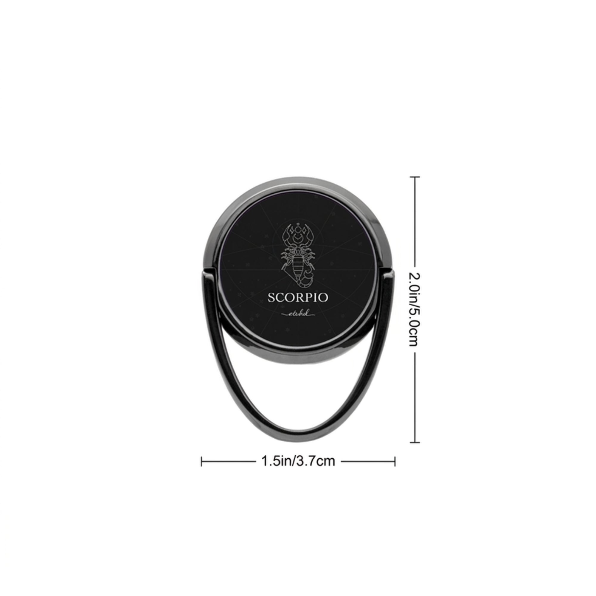 Scorpio Phone Ring Holder by etchd, view 3