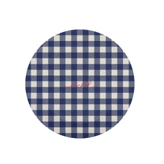 Navy & Cream Gingham Phone Grip And Stand by etchd, view 3