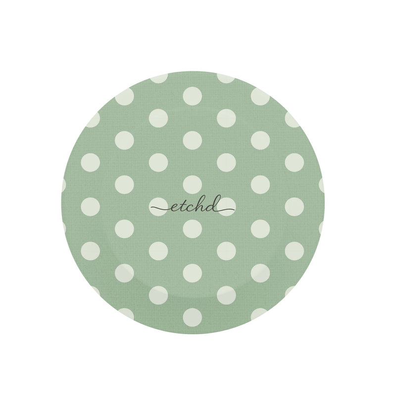 Cream & Sage Polka Dot Handy-Halterung mit Ständer-zoom-