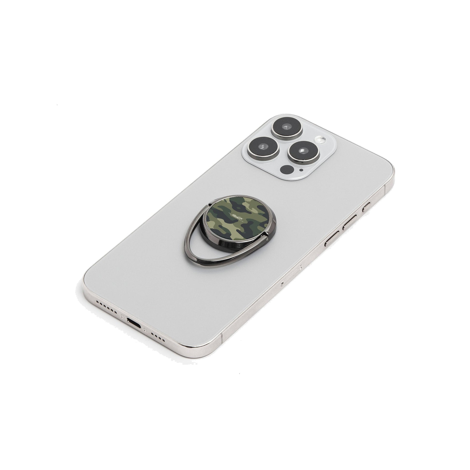 Green Camo Phone Ring Holder by etchd, view 6