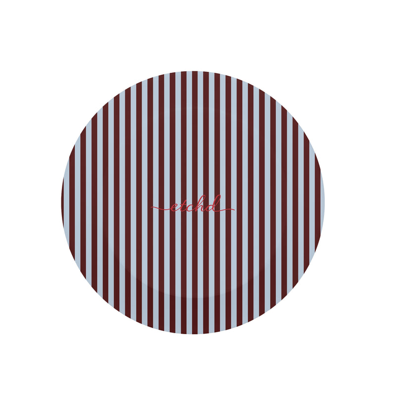 Blue & Cherry Striped Handy-Halterung und Ständer-zoom-