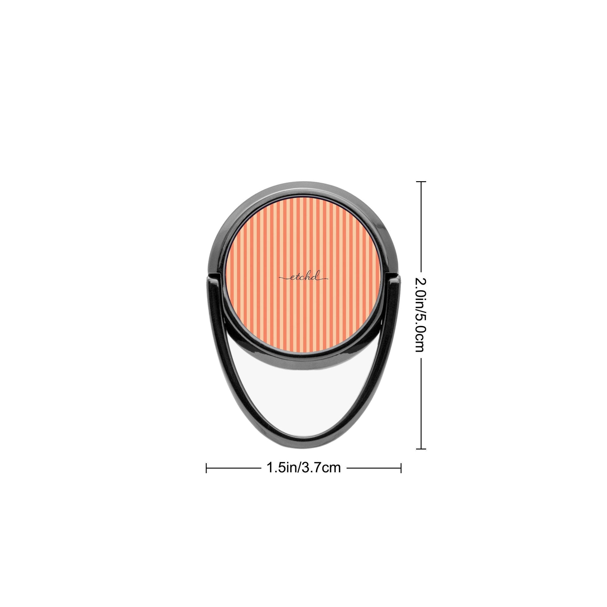 Coral And Peach Phone Ring Holder by etchd, view 3