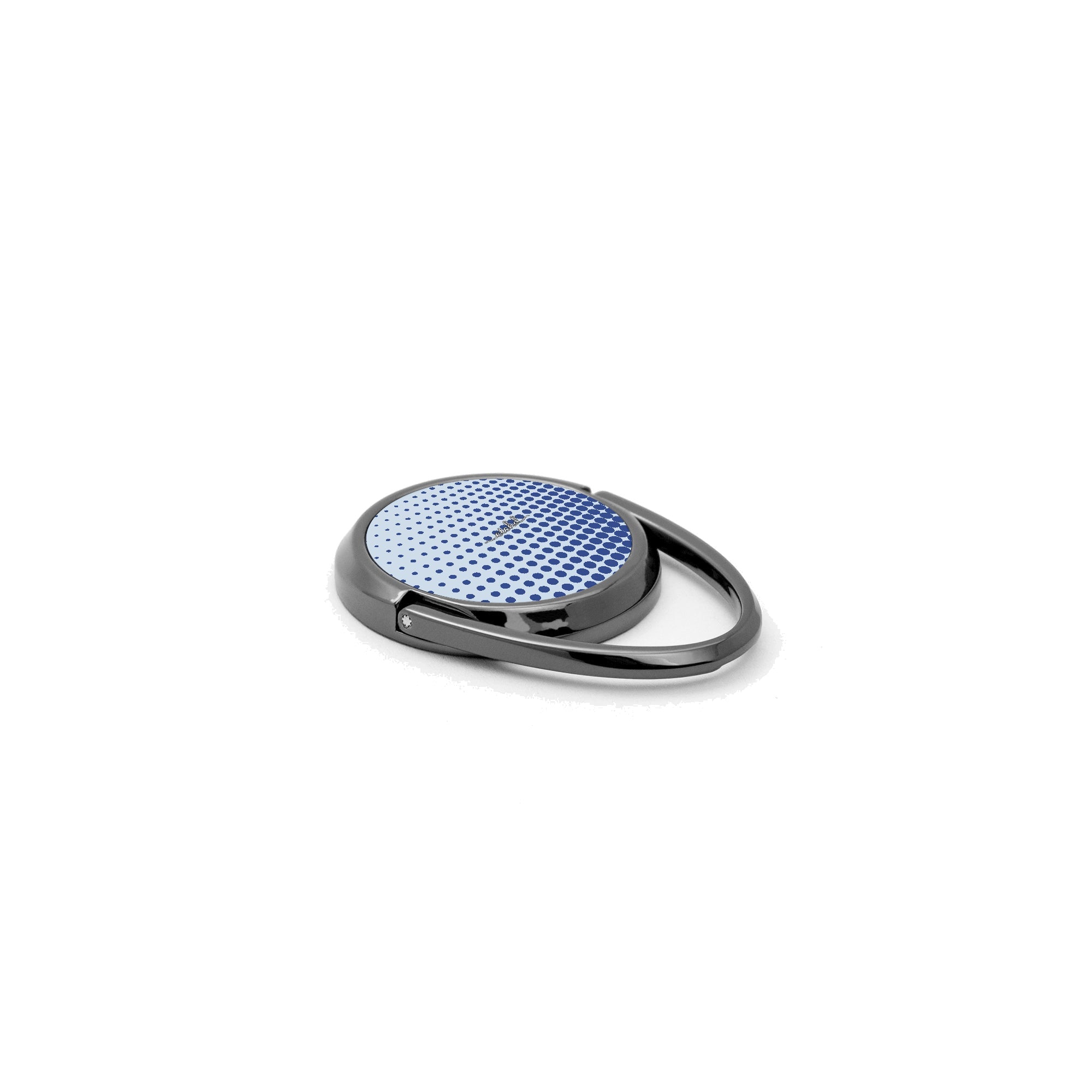 Cobalt Halftone Phone Ring Holder by etchd, view 2