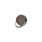 Brown & Butter Polka Dot Phone Ring Holder