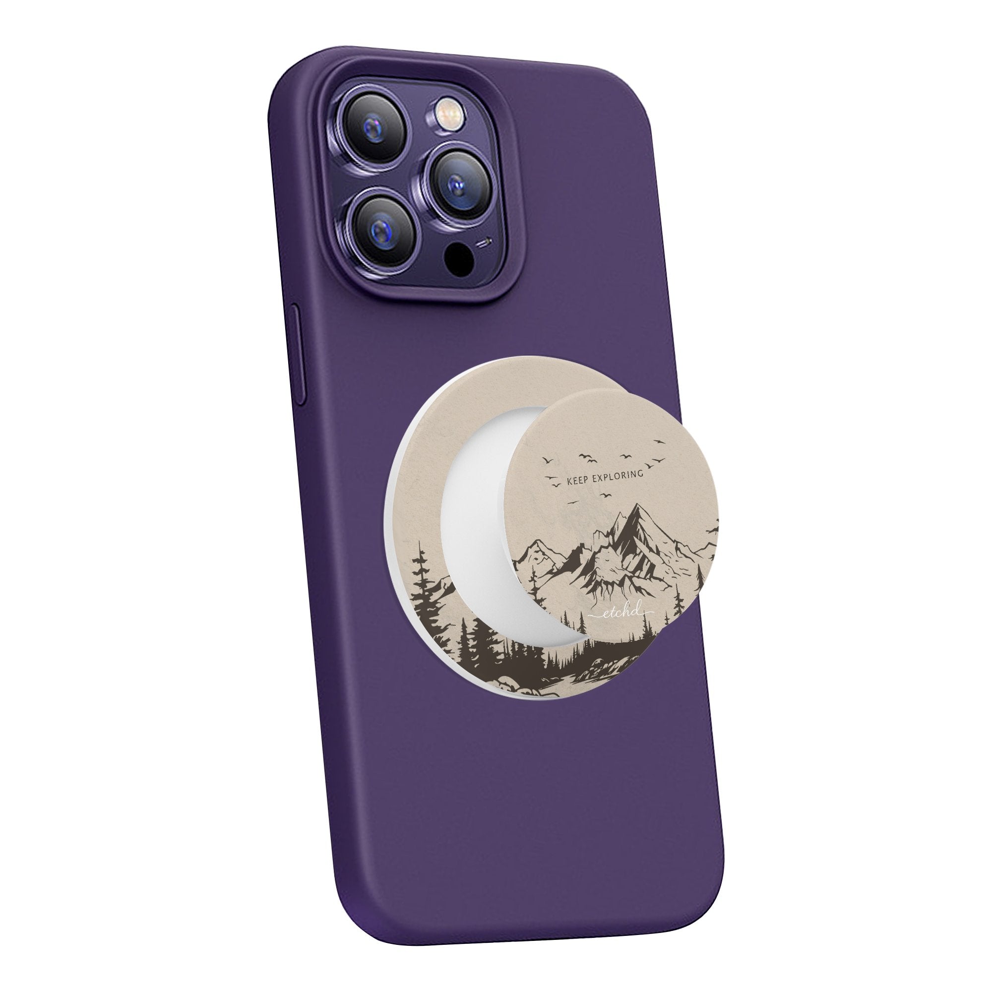 Explorer Phone Grip And Stand by etchd, view 7