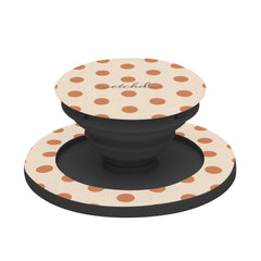 Terracotta Polka Dot Phone Grip And Stand by etchd, view 6