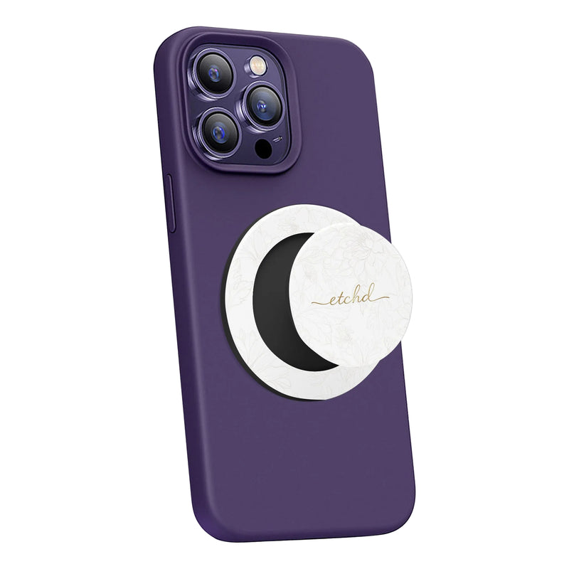 Etchd Signature White Handy-Halterung und Ständer-zoom-