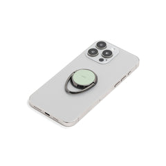 Sage & Cream Striped Phone Ring Holder by etchd, view 6
