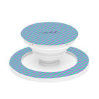 Lilac & Hypermint Striped Diagonal Anello e supporto per telefono