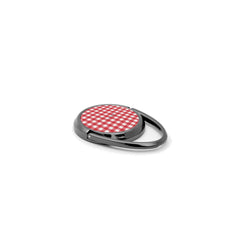 Classic Red & White Gingham Phone Ring Holder by etchd, view 2