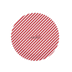 Classic Red & White Striped Diagonal Phone Grip And Stand by etchd, view 3