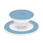 Lilac & Hypermint Striped Anello e supporto per telefono