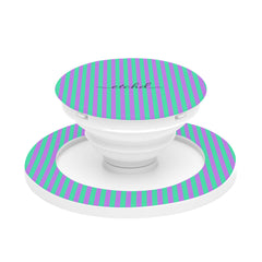 Lilac And Hypermint Phone Grip And Stand by etchd