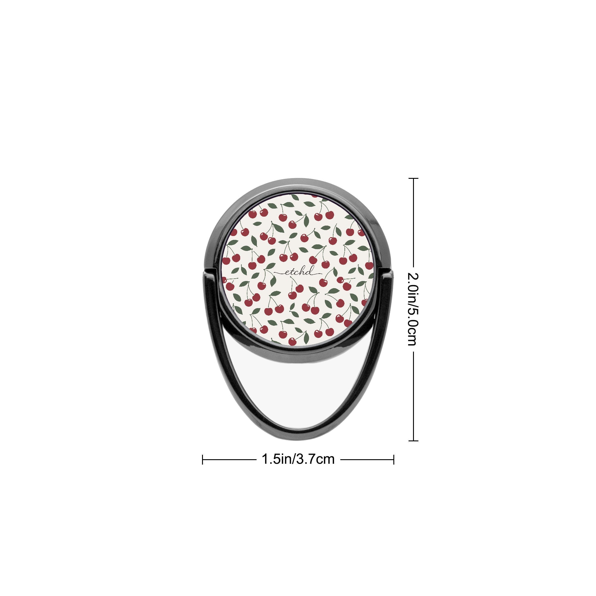Cherry Phone Ring Holder by etchd, view 3