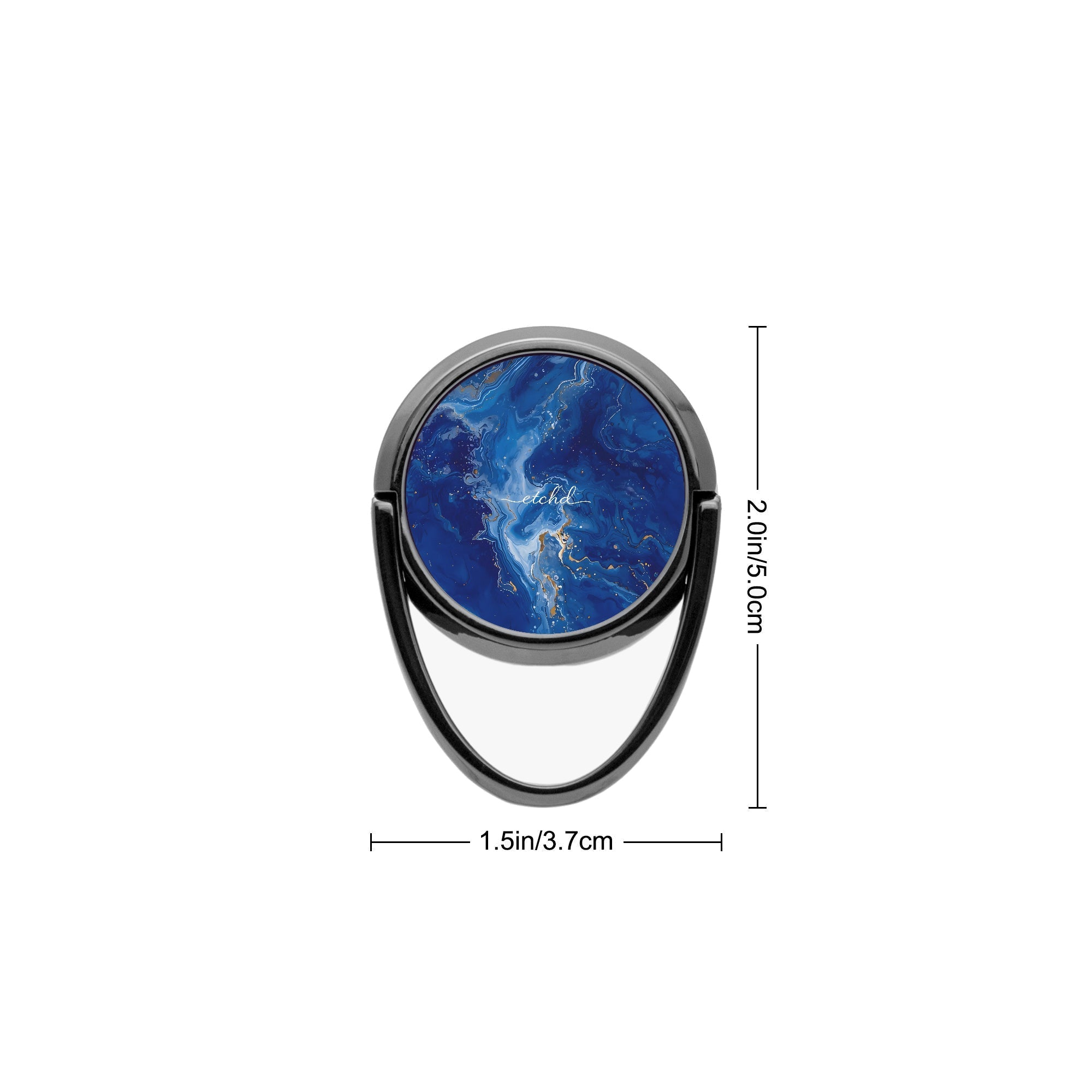 Sapphire Phone Ring Holder by etchd, view 3
