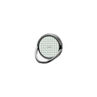 Sage & White Gingham Phone Ring Holder