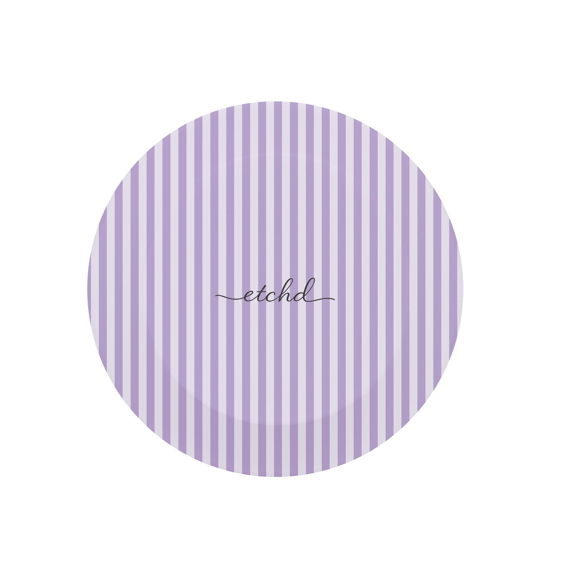 Lilac & Cream Striped Phone Grip And Stand by etchd, view 3