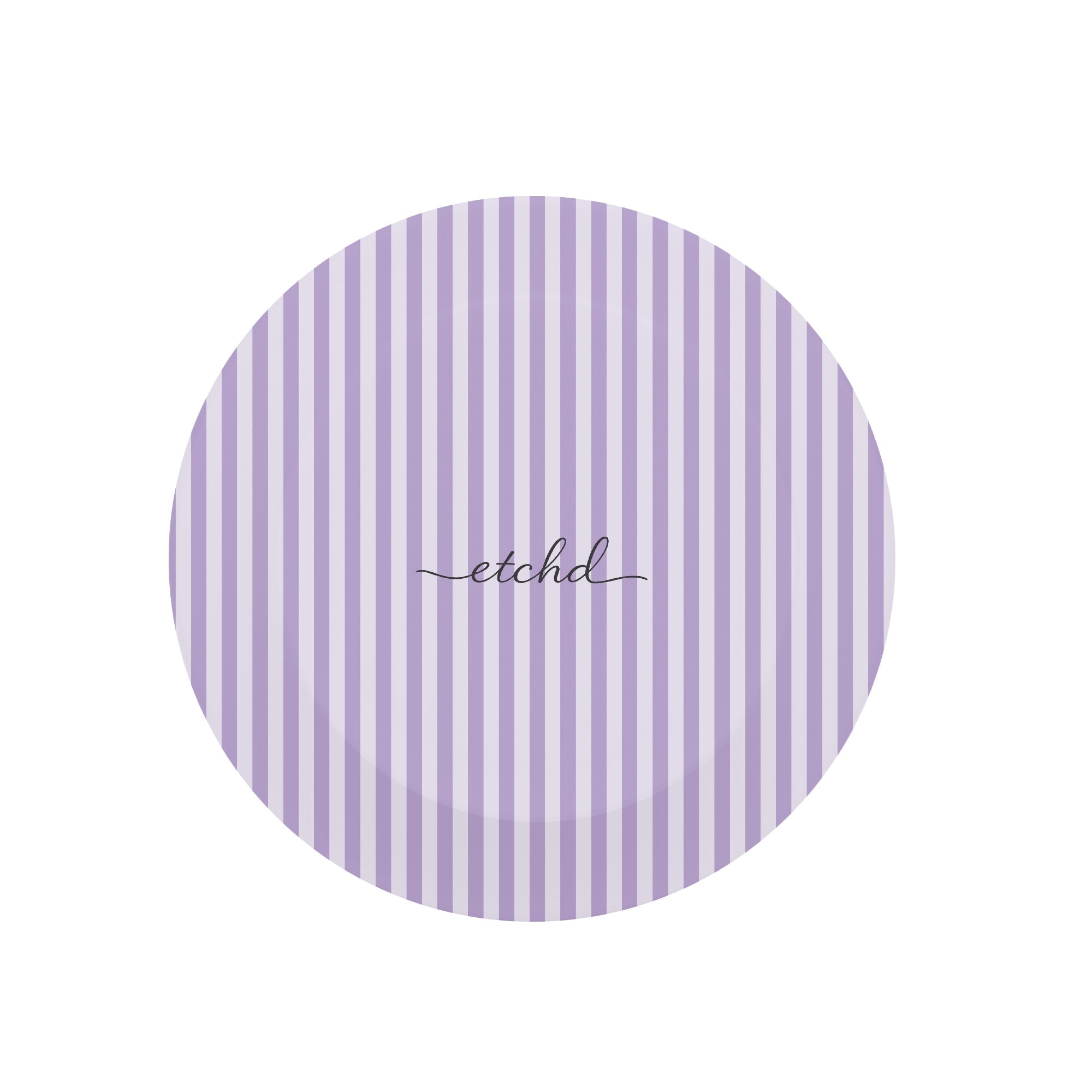 Lilac & Cream Striped Phone Grip And Stand by etchd, view 3