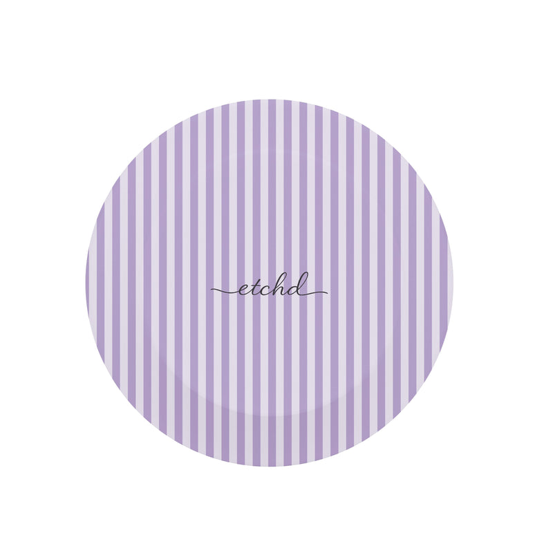 Lilac & Cream Striped Phone Grip And Stand-zoom-