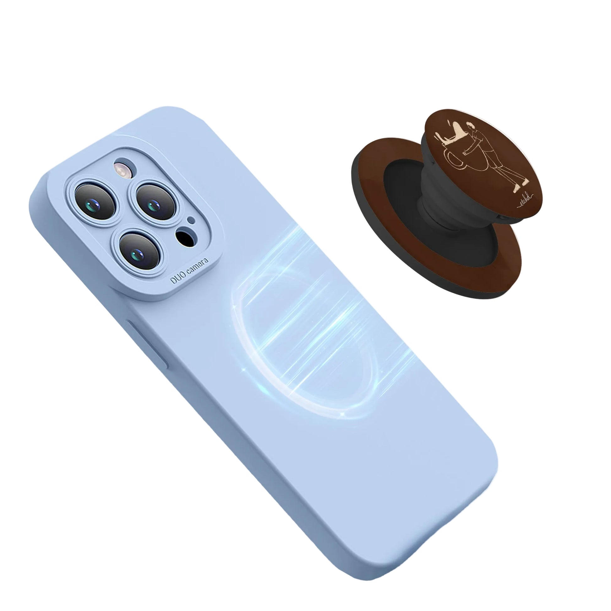 Gentlemen Espresso Phone Grip And Stand by etchd, view 5
