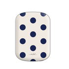 Navy & Cream Polka Dot Magnetic Powerbank