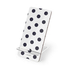 Navy & White Polka Dot Phone Stand