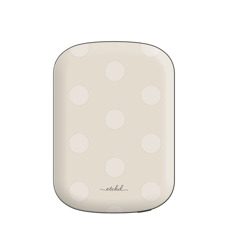 Neutral Polka Dot Powerbank magnetico di etchd