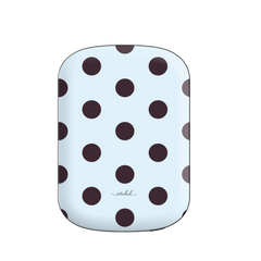 Plum And Blue Polka Dot Magnetic Powerbank by etchd
