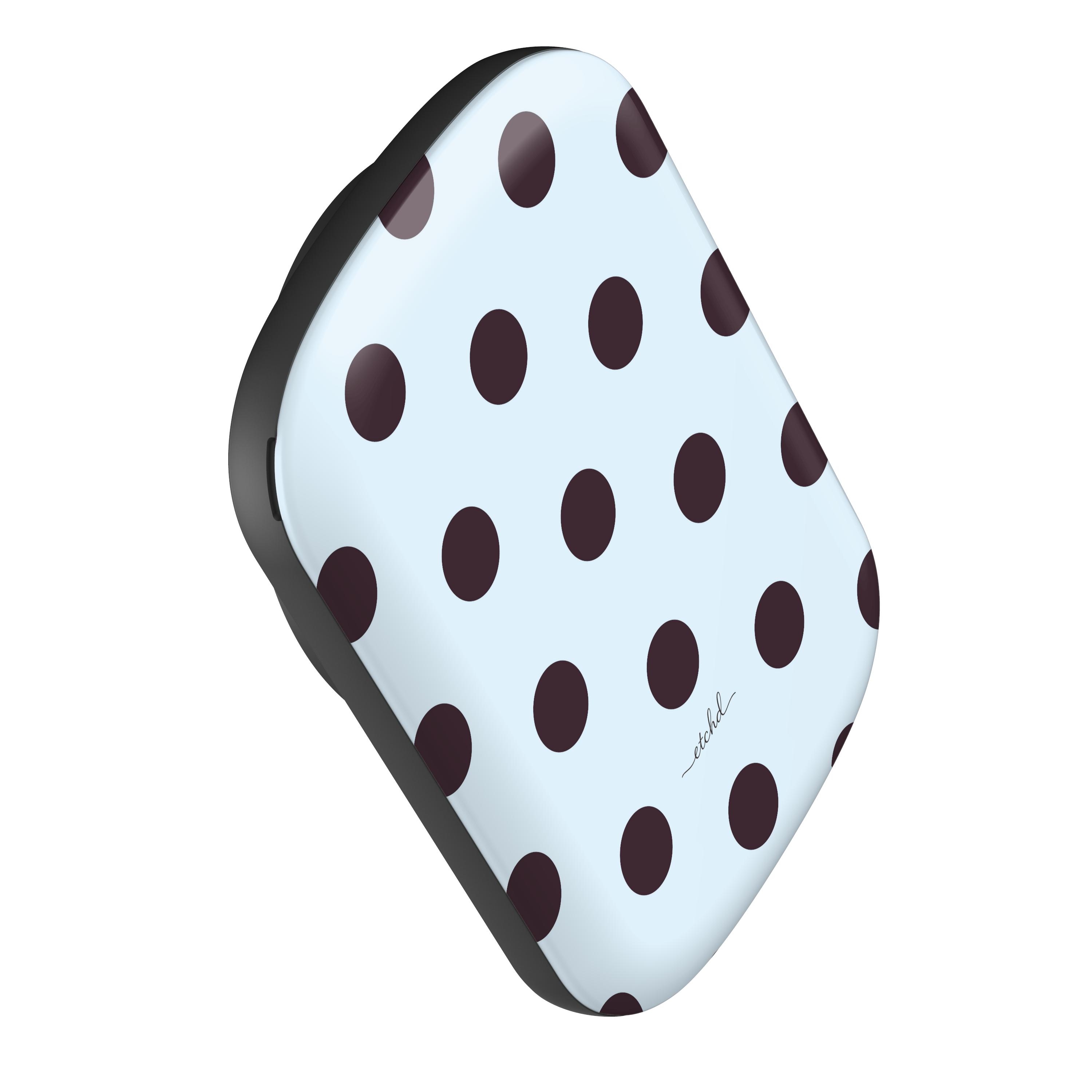 Plum & Blue Polka Dot Magnetic Powerbank by etchd, view 2