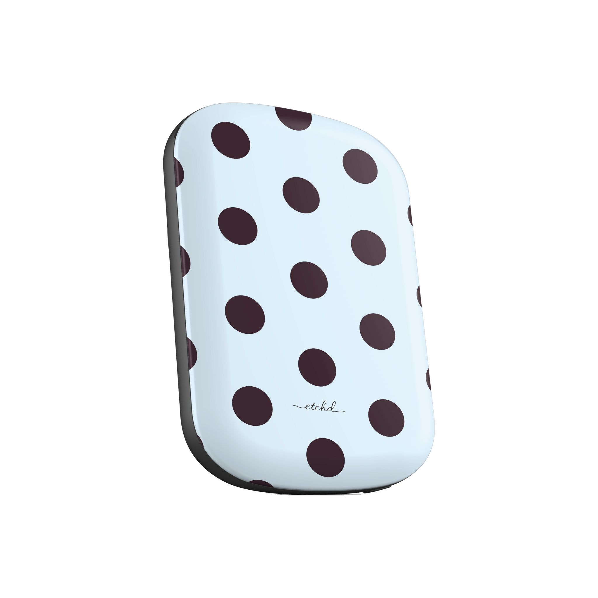 Plum And Blue Polka Dot Magnetic Powerbank by etchd, view 3