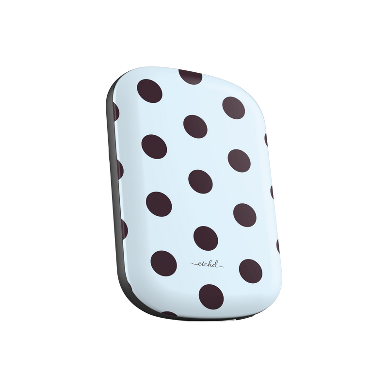 Plum And Blue Polka Dot Magnetic Powerbank by etchd, view 3
