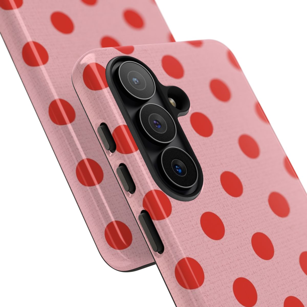 Poppy & Blush Polka Dot Phone Case by etchd, view 209