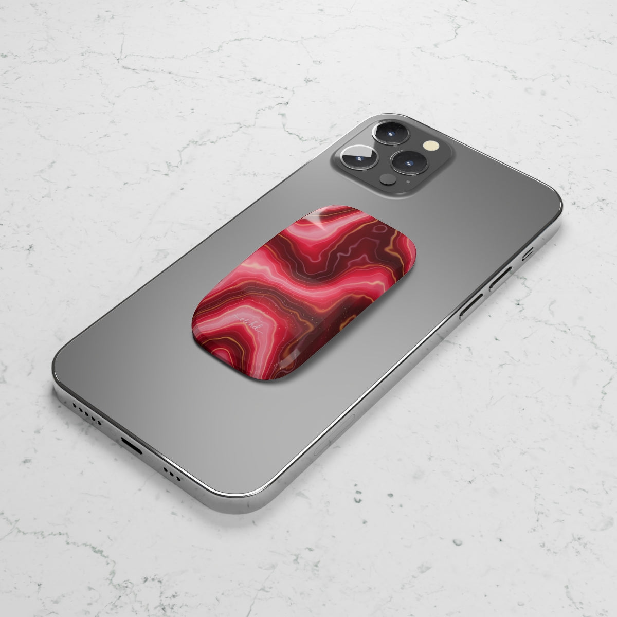Ruby Click-On Phone Grip by etchd, view 5