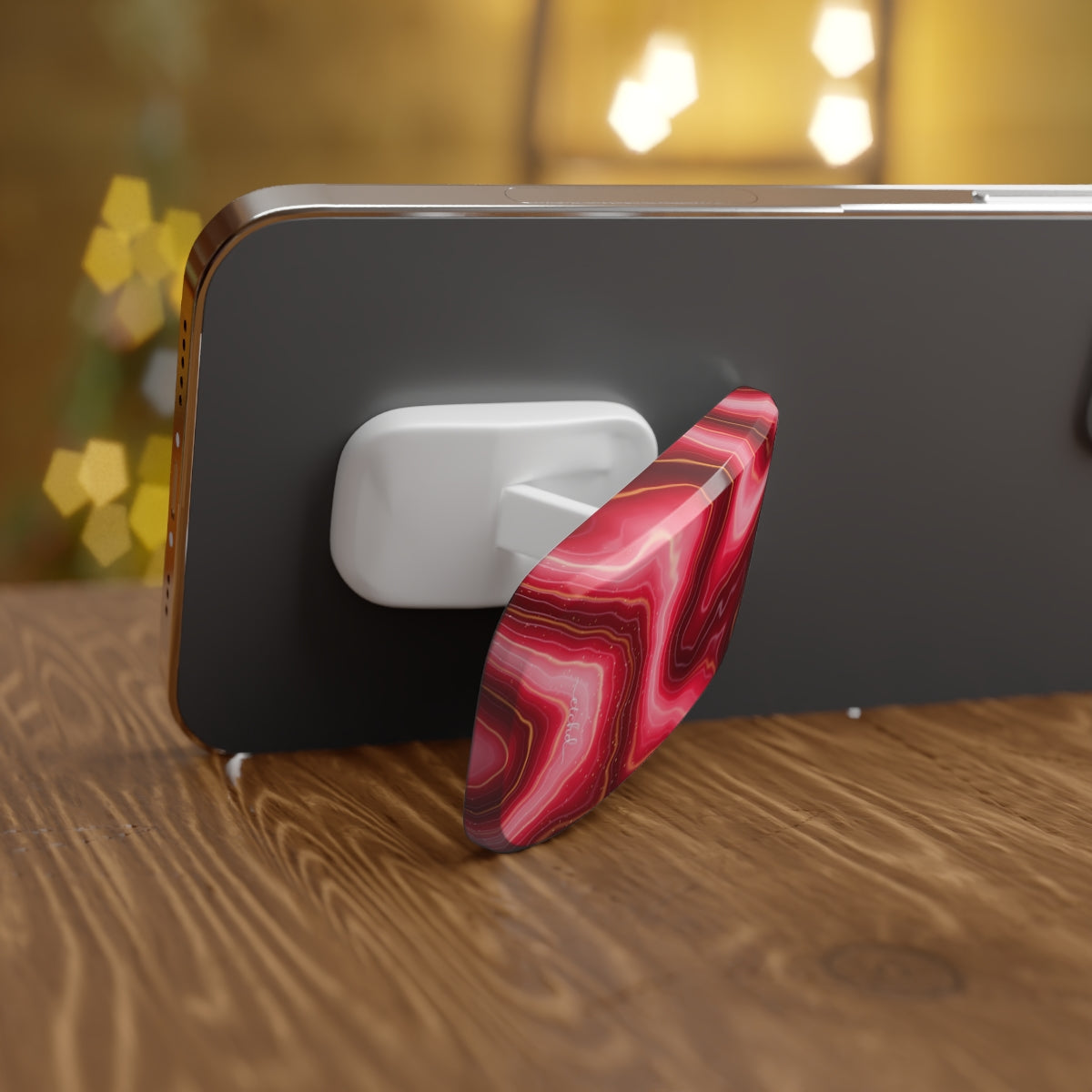 Ruby Click-On Phone Grip by etchd, view 4
