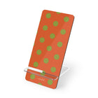 Wasabi & Persimmon Polka Dot Phone Stand